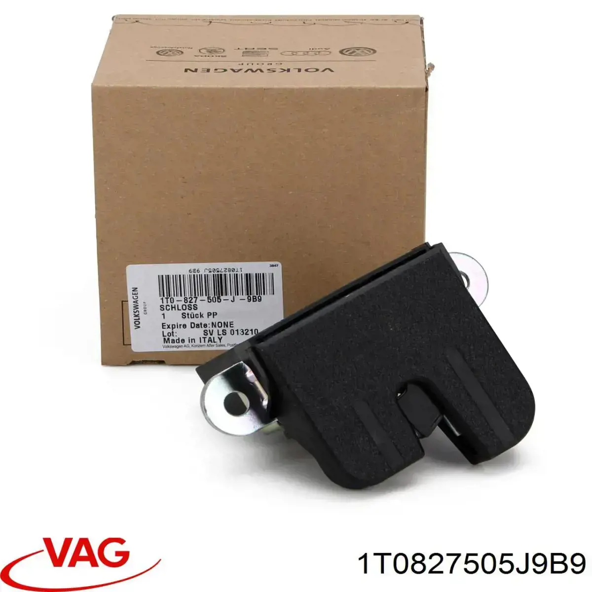 Cerradura de maletero 1T0827505J9B9 VAG