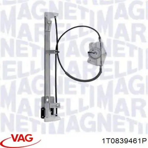 Mecanismo de elevalunas de la puerta trasera izquierda VAG 1T0839461P precio, desde 82,76 EUR