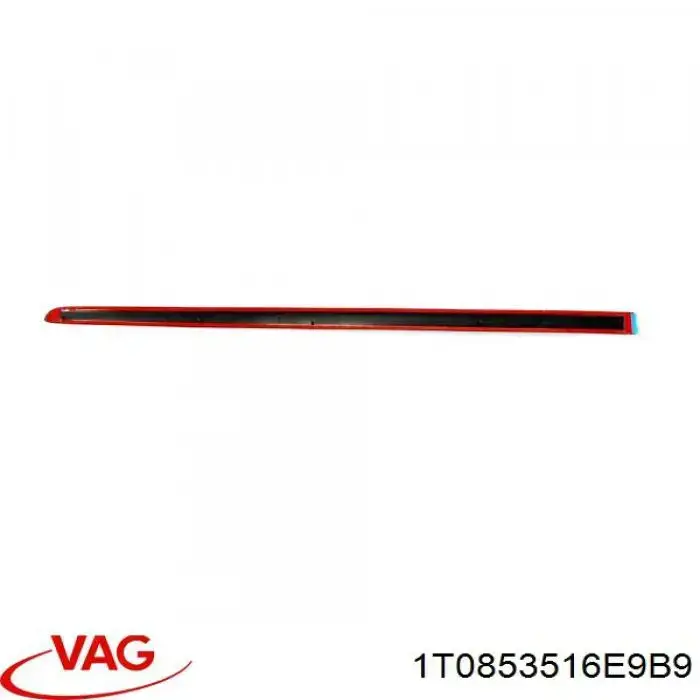 1T0853516E VAG Moldura inferior de puerta delantera derecha