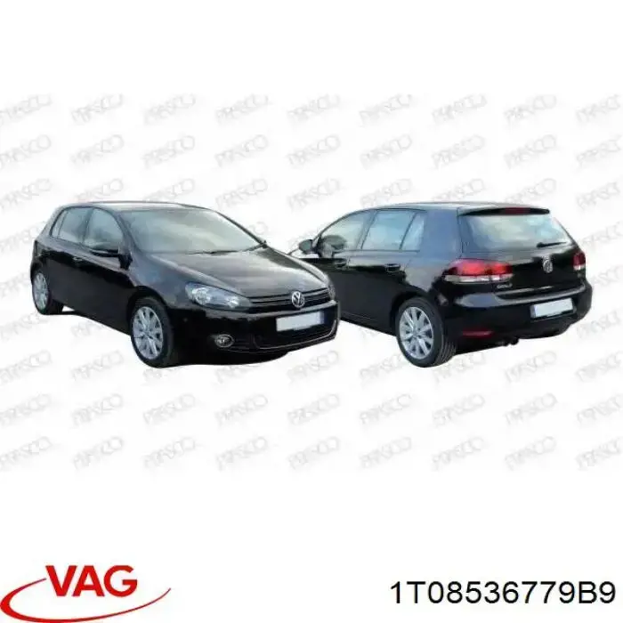Comprar 1T08536779B9 VAG Rejilla central del parachoques delantero