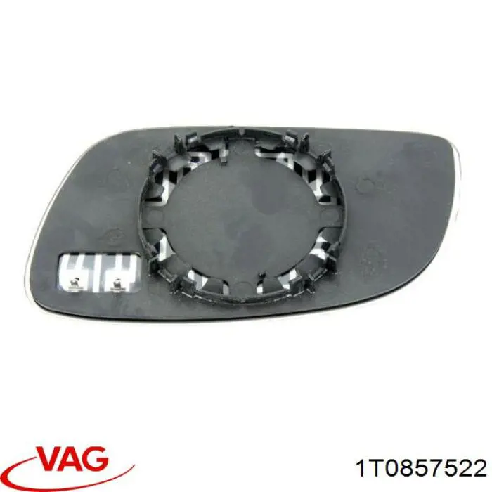 1T0857522 VAG Cristal de espejo retrovisor derecho