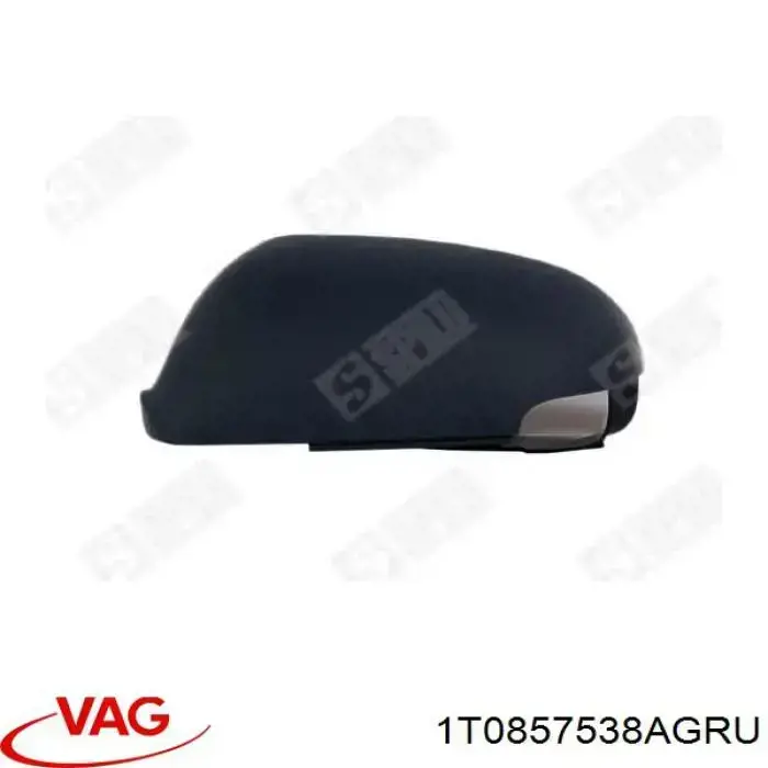 1T0857538AGRU VAG Cubierta de espejo retrovisor derecho