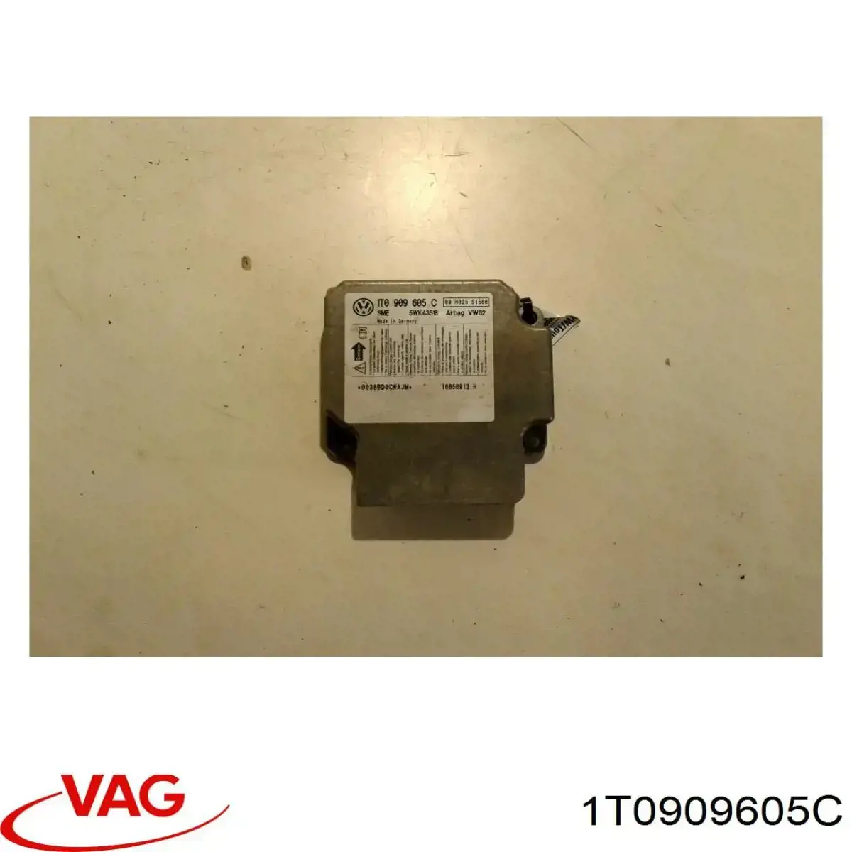 1T0909605C VAG procesador del modulo de control de airbag