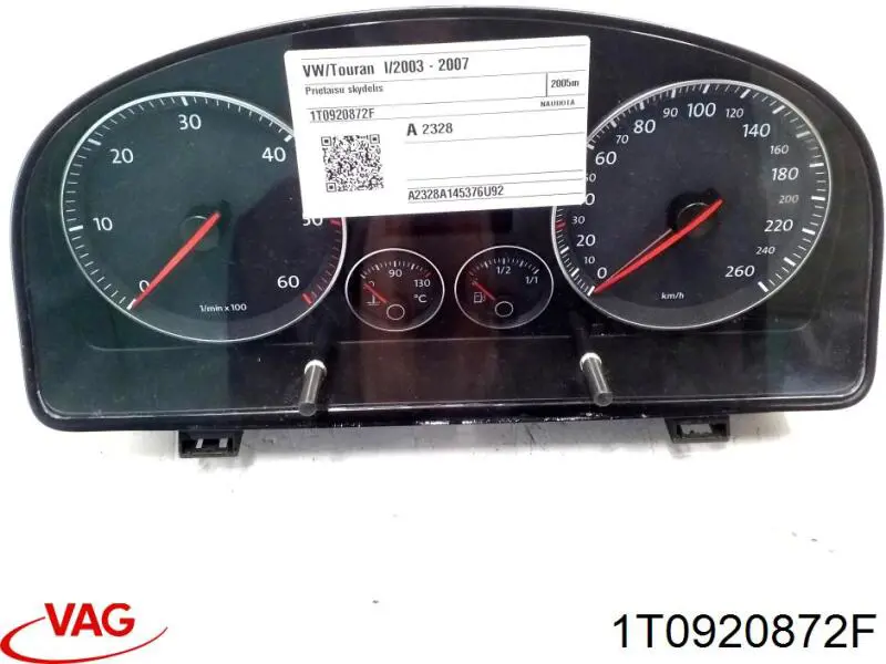 Cuadro instrumentos 1T0920872F VAG