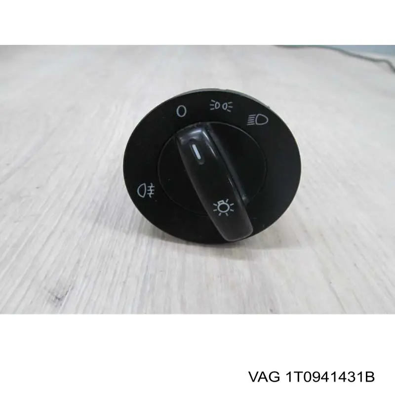 Interruptor de luces en el tablero 1T0941431B VAG