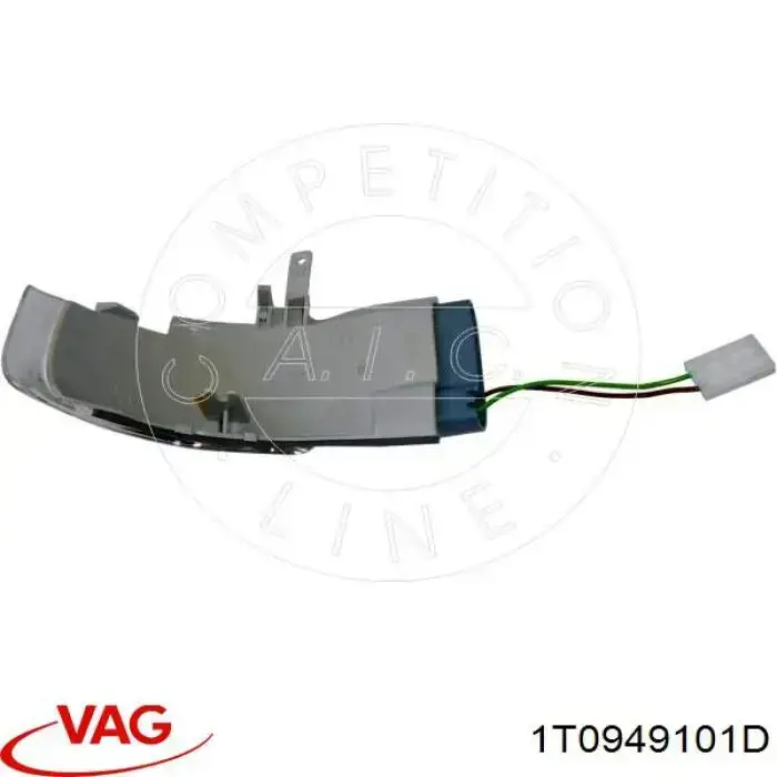 Luz intermitente de espejo retrovisor izquierdo VAG 1T0949101D precio, desde 35,59 EUR