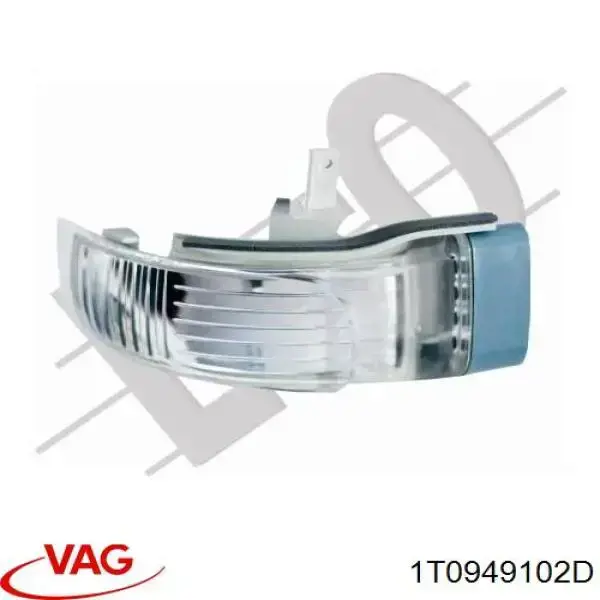 1T0949102D VAG Luz intermitente del espejo retrovisor derecho