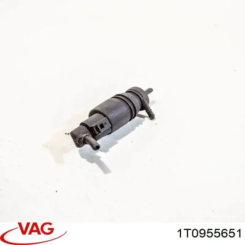 Bomba de agua limpiaparabrisas, delantera 1T0955651 VAG