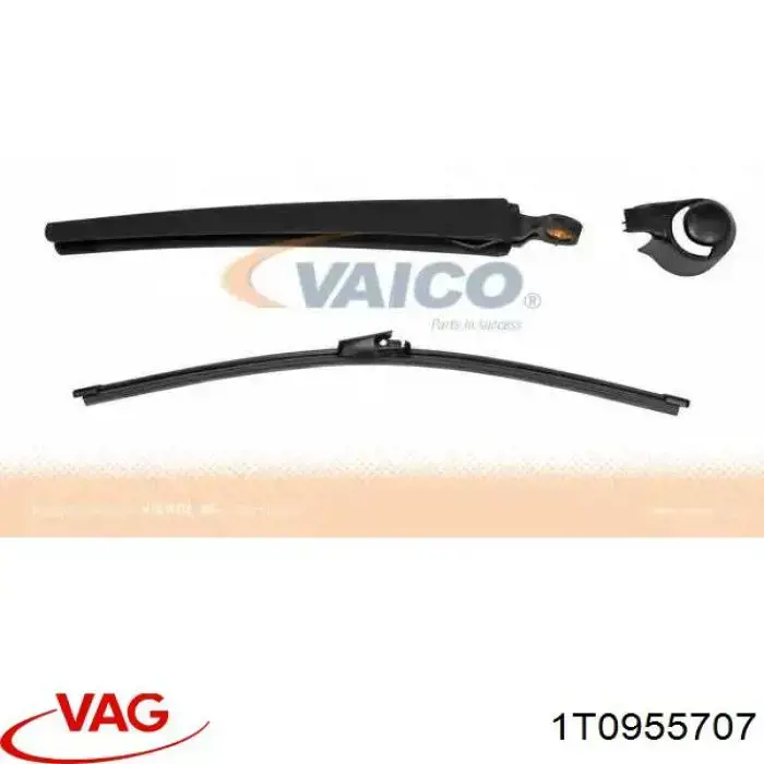 Brazo del limpiaparabrisas, trasero 1T0955707 VAG