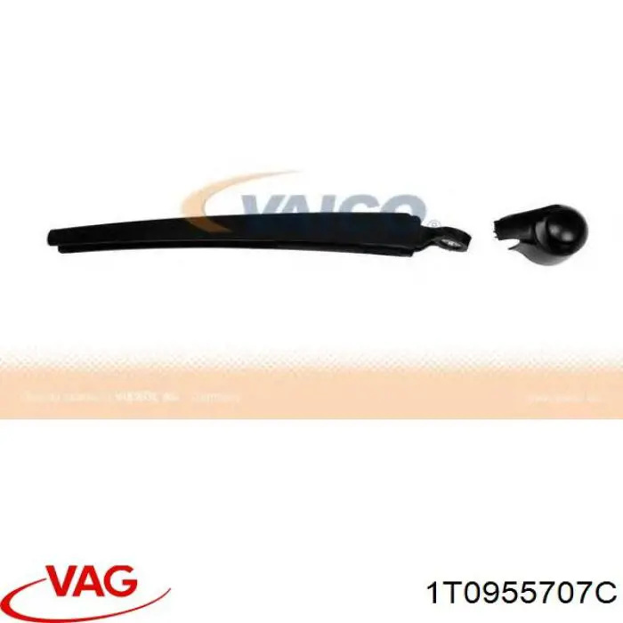 1T0955707C VAG Brazo del limpiaparabrisas, luna trasera