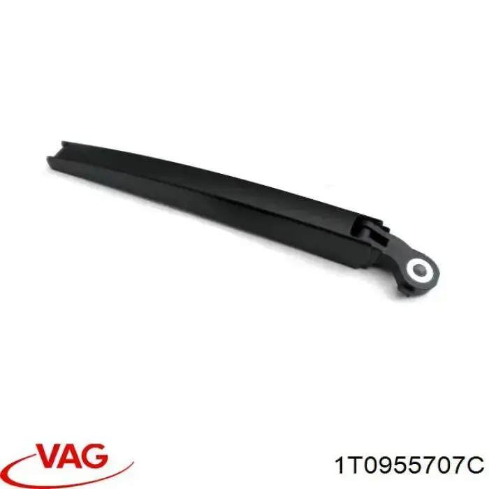 Brazo del limpiaparabrisas, trasero 1T0955707C VAG
