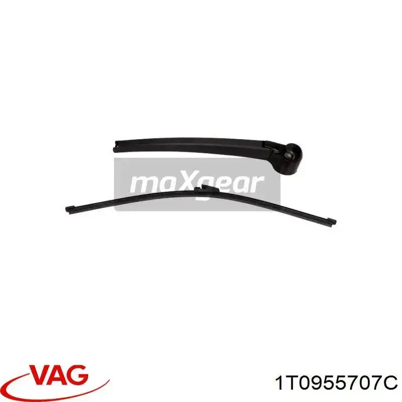 Brazo del limpiaparabrisas, lavado de parabrisas, luna trasera VAG 1T0955707C