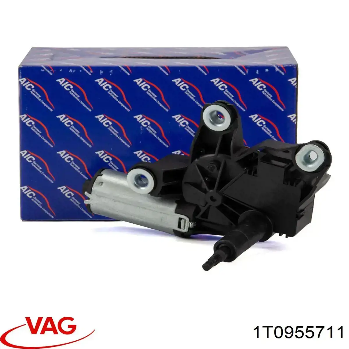 Motor limpiaparabrisas, trasera 1T0955711 VAG