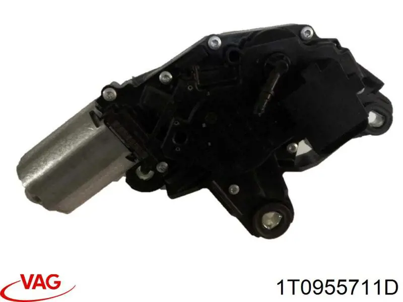Motor limpiaparabrisas, trasera 1T0955711D VAG