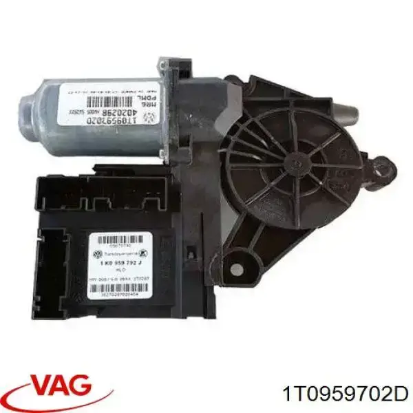Comprar 1T0959702NZ09 VAG Motor del elevalunas de la puerta delantera derecha