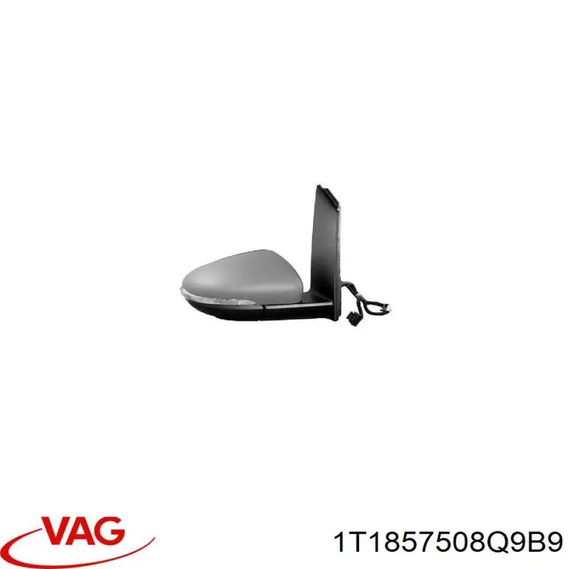 Espejo retrovisor derecho VAG 1T1857508Q9B9 precio, desde 106,70 EUR