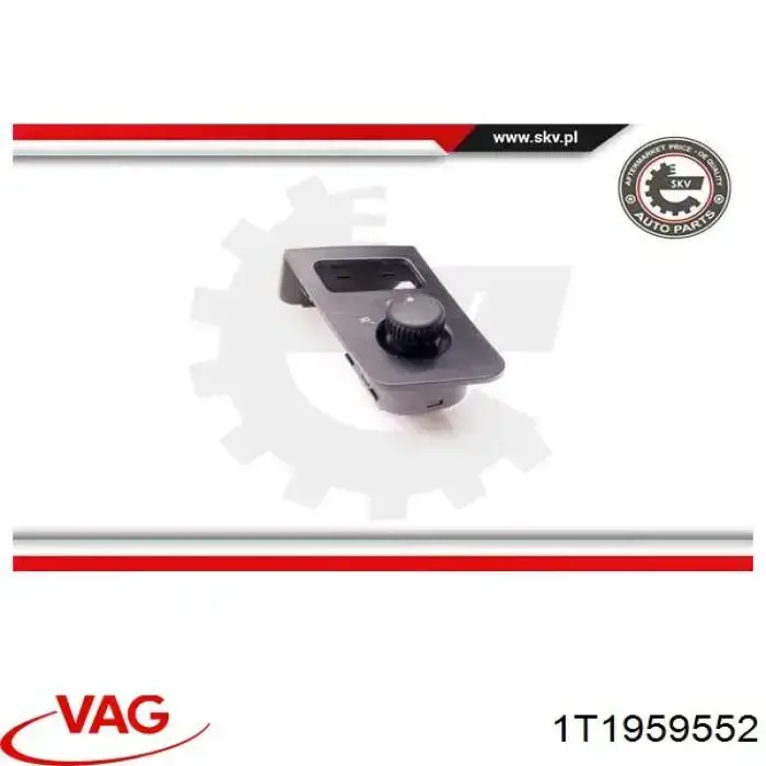 Módulo de espejos retrovisores en la puerta VAG 1T1959552 precio, desde 22,20 EUR