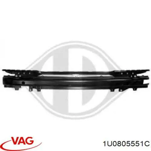 Comprar 1U0805551C VAG Refuerzo parachoque delantero