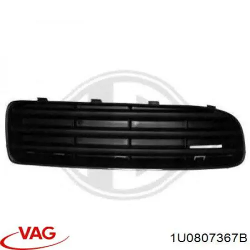 1U0807367B VAG rejilla de ventilación, parachoques trasero, izquierda