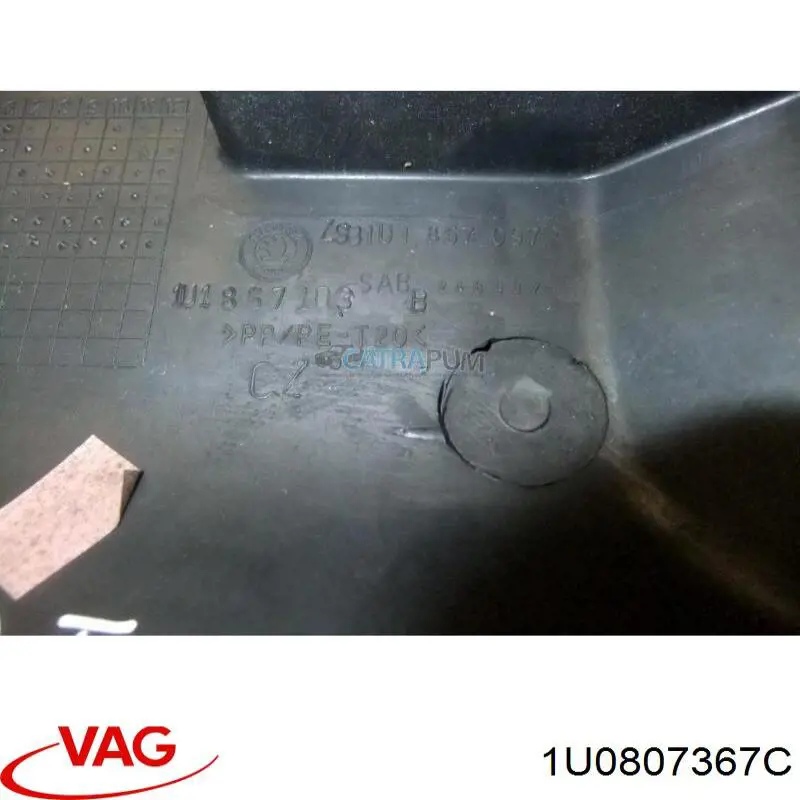 Rejilla izquierda del parachoques delantero VAG 1U0807367C precio, desde 12,40 EUR