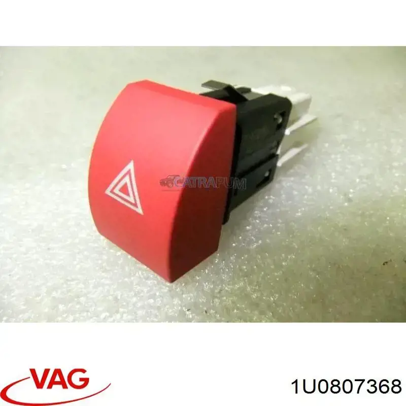 Rejilla derecha del parachoques delantero 1U0807368 VAG