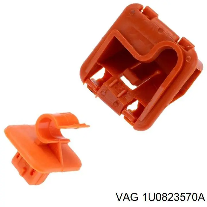 Fijador del soporte del capó 1U0823570A VAG