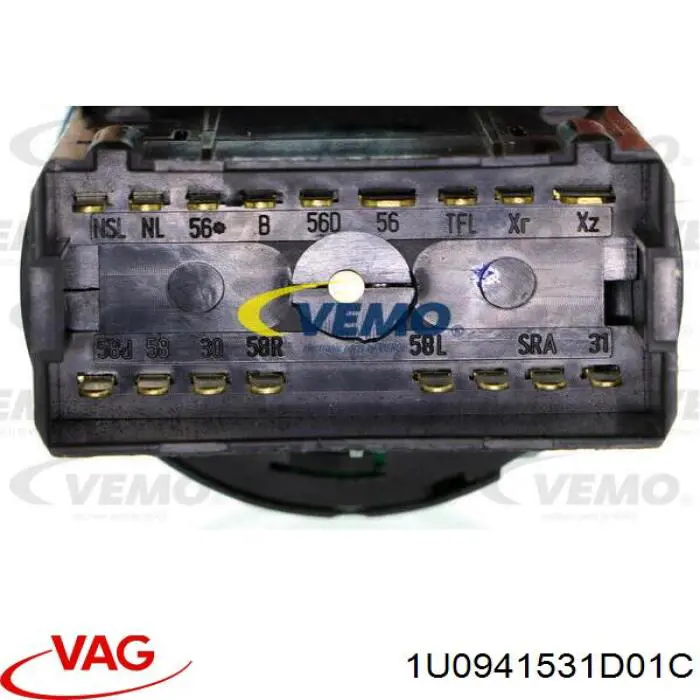 1U0941531D01C VAG interruptor de faros para "torpedo"