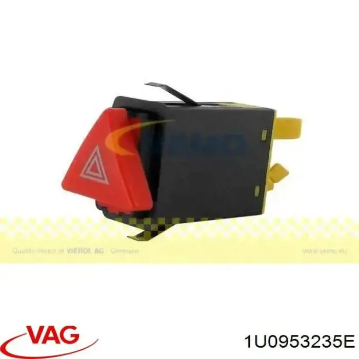 Comprar 1U0953235E VAG Boton de luz de emergencía
