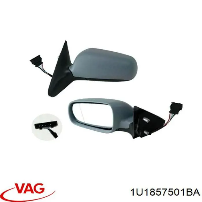 Comprar 1U1857501BA VAG Espejo de retrovisor izquierdo