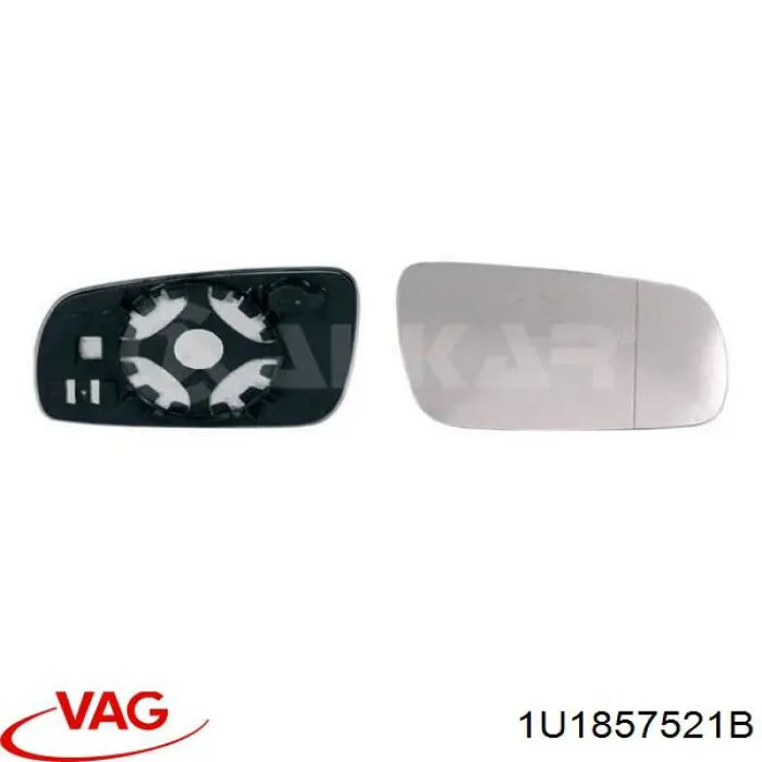 Comprar 1U0857537F01C VAG Cristal de espejo retrovisor exterior izquierdo