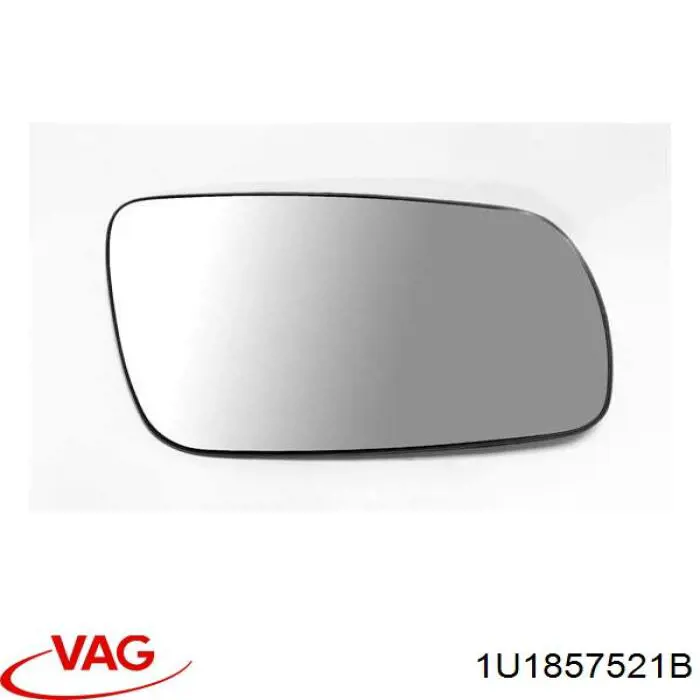 Cristal de espejo retrovisor exterior izquierdo VAG 1U0857537F01C precio, desde 10,57 EUR
