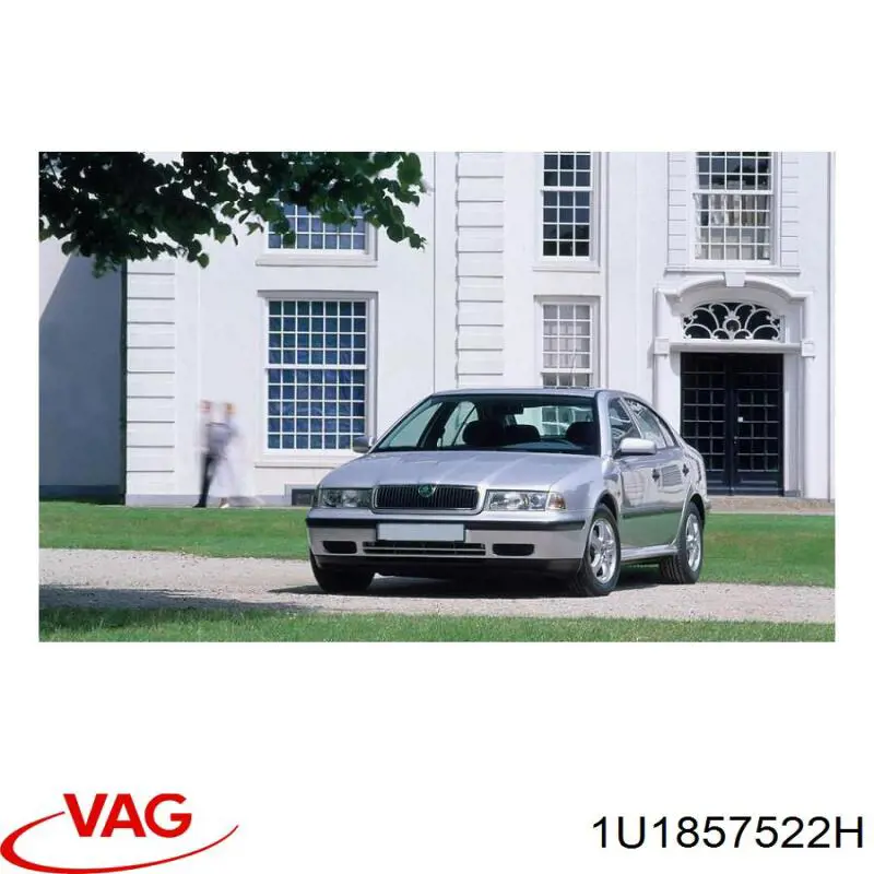 Cristal de espejo retrovisor derecho 1U1857522H VAG