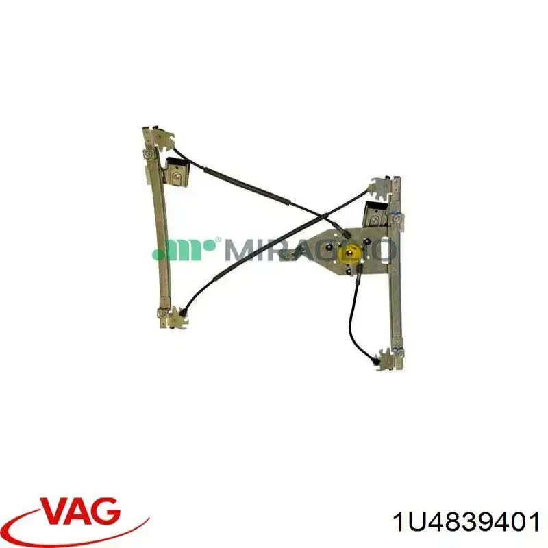 Comprar 1U4839401 VAG Mecanismo de elevalunas de la puerta trasera izquierda