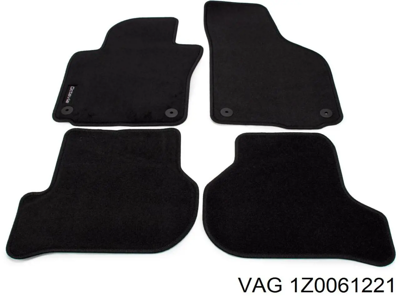 Comprar 1Z0061221 VAG Juego de alfombrillas delanteras, 2 piezas