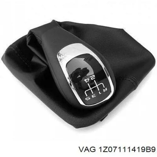 Pomo de palanca de cambios 1Z07111419B9 VAG