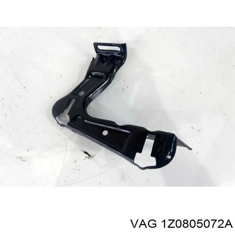 Soporte derecho del radiador (panel de montaje para faros) 1Z0805072A VAG