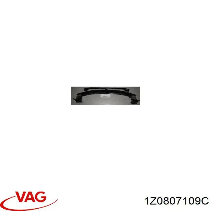 Refuerzo parachoque delantero 1Z0807109C VAG