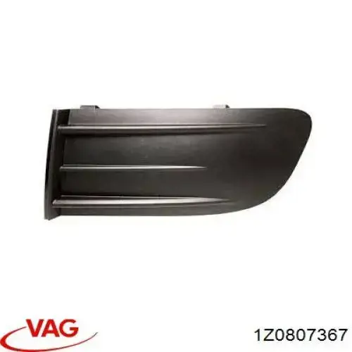 1Z0807367 VAG rejilla de antinieblas delantera izquierda