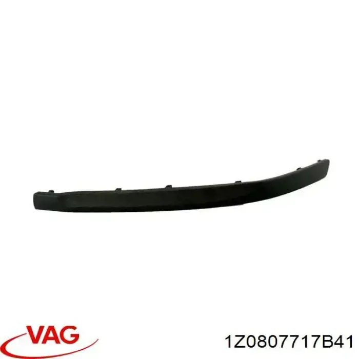 Moldura de parachoques delantera izquierda VAG 1Z0807717B41 precio, desde 12,31 EUR
