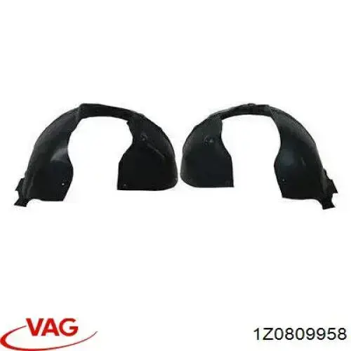 Guardabarros interior trasero derecho del guardafango delantero VAG 1Z0809958 precio, desde 23,96 EUR