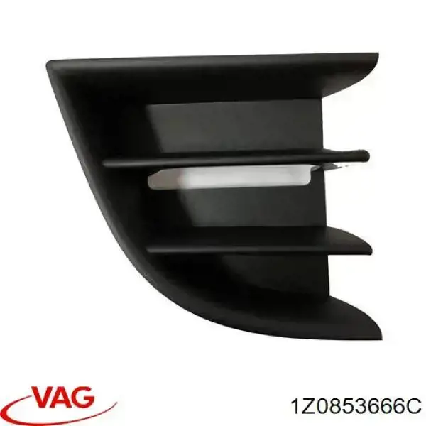 Rejilla derecha del parachoques delantero VAG 1Z0853666C precio, desde 8,00 EUR