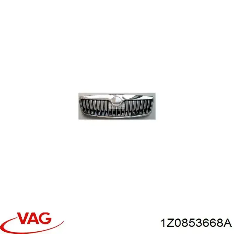 1Z0853668A VAG panal de radiador