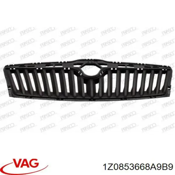 1Z0853668A9B9 VAG panal de radiador