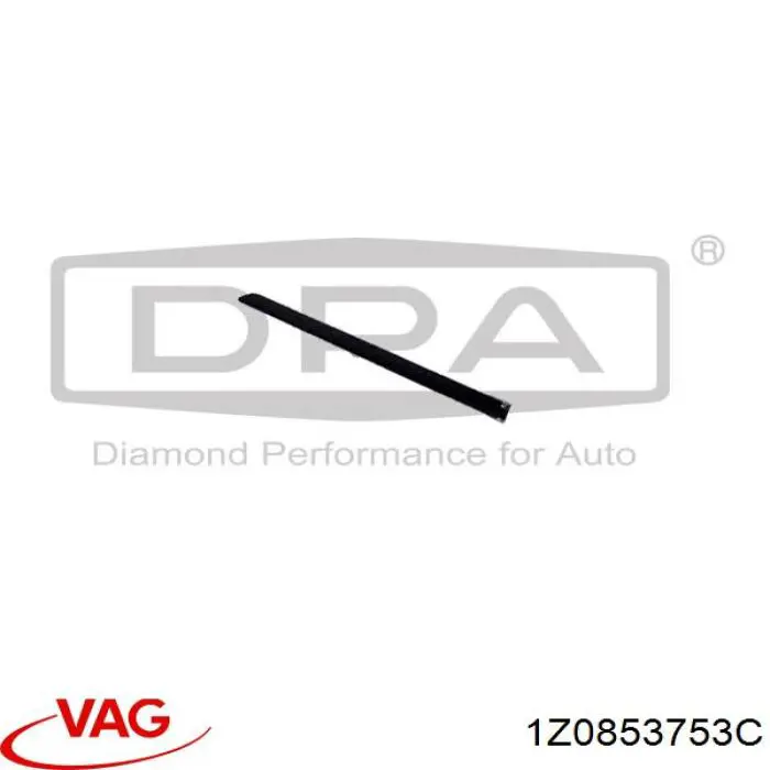 Protector puerta trasera izquierda VAG 1Z0853753CB41 precio, desde 12,46 EUR