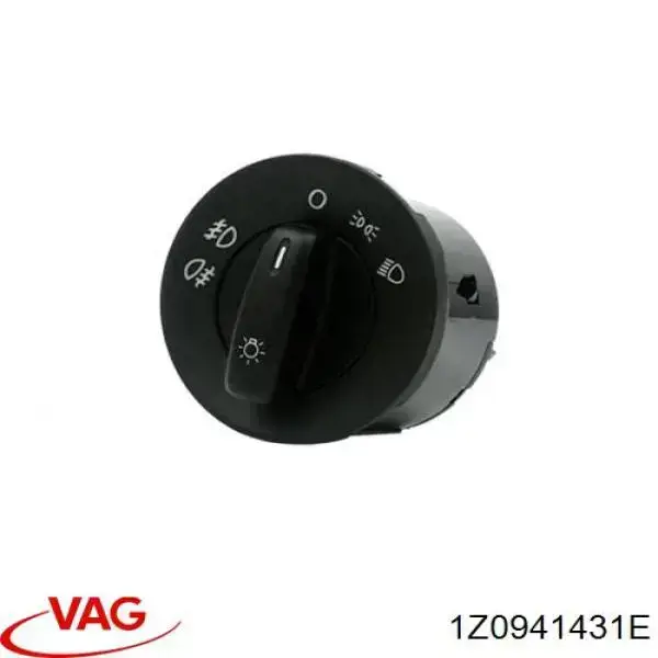 1Z0941431E VAG interruptor de faros para "torpedo"