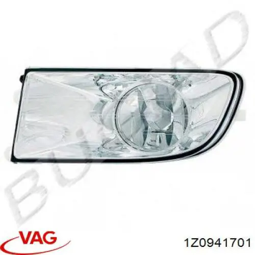 Comprar 1Z0941701 VAG Luz antiniebla izquierdo