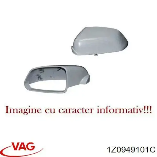 Luz intermitente de espejo retrovisor izquierdo 1Z0949101C VAG