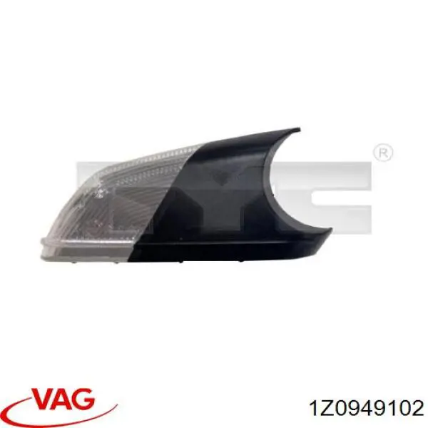 1Z0949102 VAG espejo retrovisor derecho