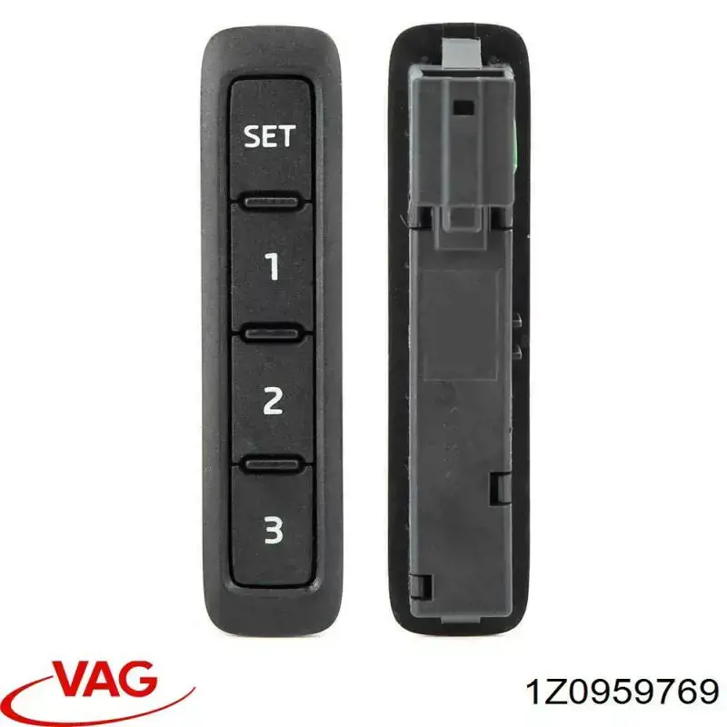 1Z0959769 VAG mando botones ajuste para el asiento