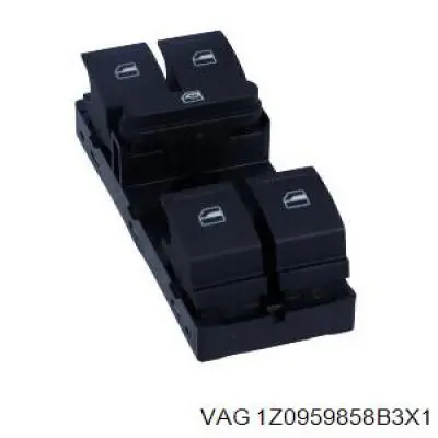 Comprar 1Z0959858B3X1 VAG Interruptor de elevalunas delantera izquierda
